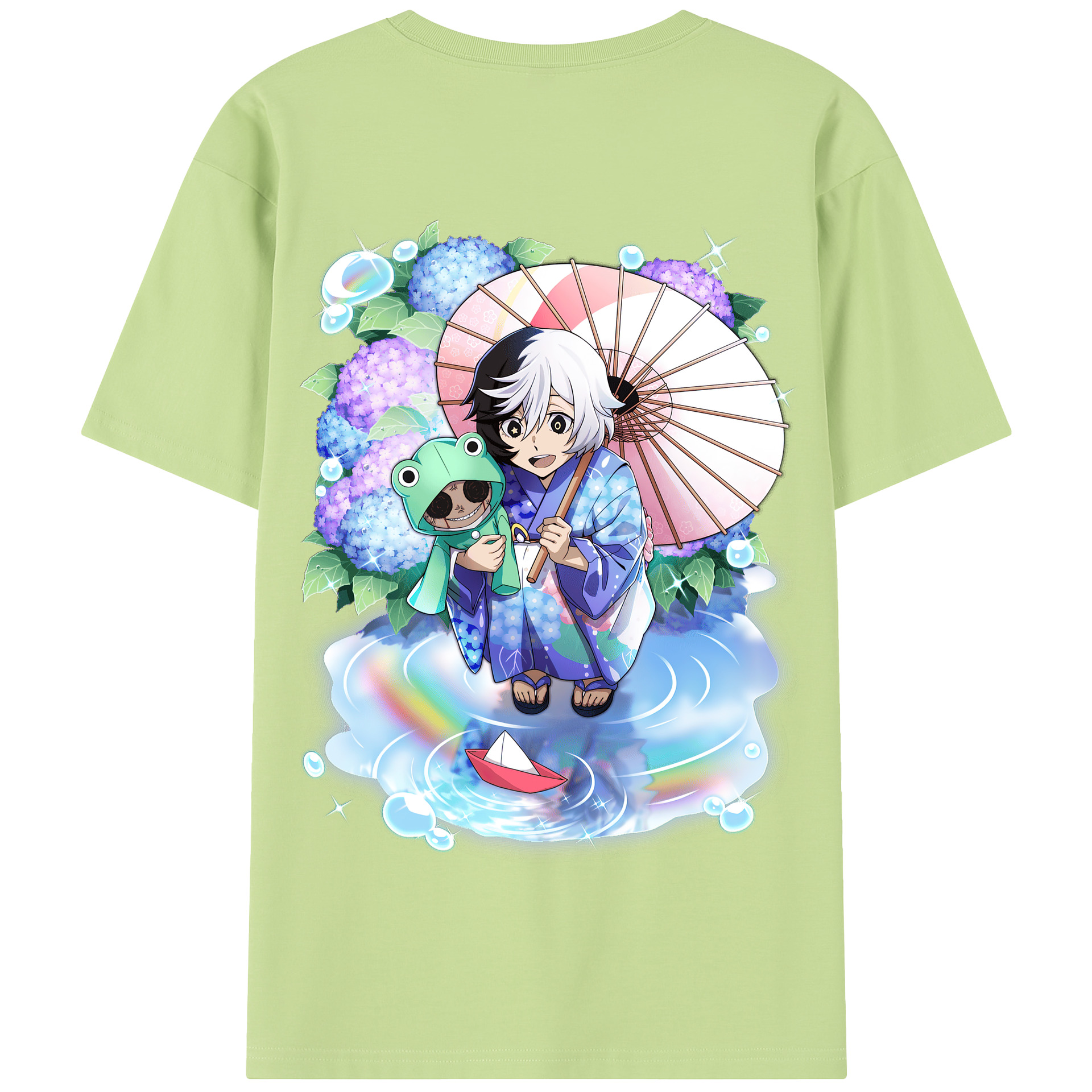 （画像用） 文豪ストレイドッグス Bungo Stray Dogs 綿100％半袖Tシャツ（背面プリント）